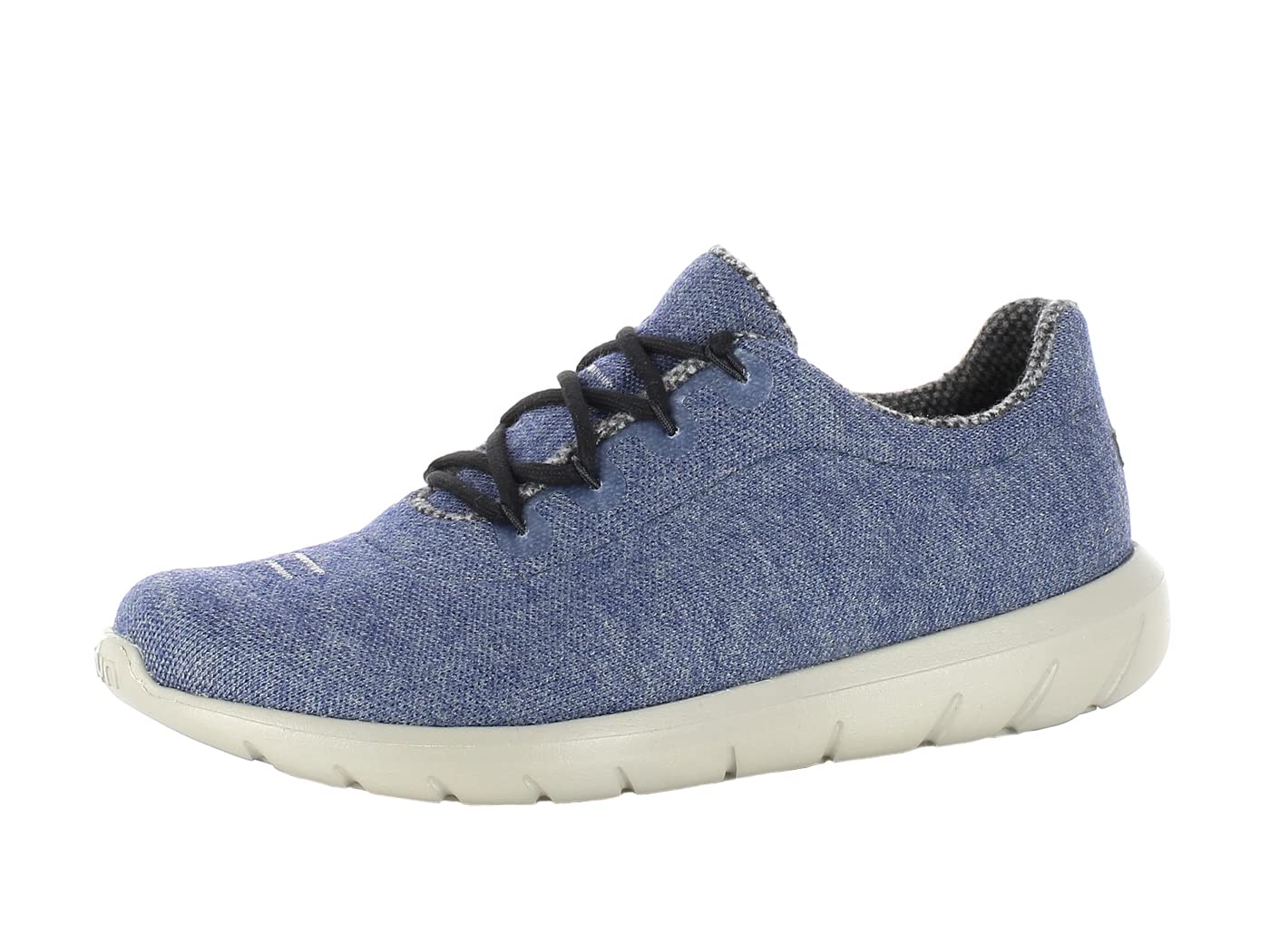 UYN Living Cloud Herren Sneaker | Blau Melange – Merinowolle, leicht und flexibel