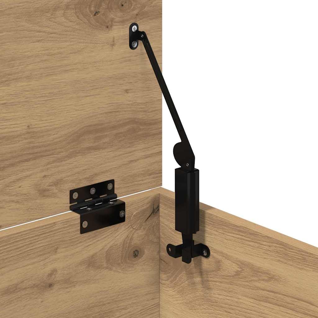 vidaXL Caja de Almacenamiento Roble Artisan 60 x 42 x 46 cm, Caja de Almacenamiento Moderna, Organizador Rectangular, Solución sin Desorden, Espacio Ample, Diseño Compacto