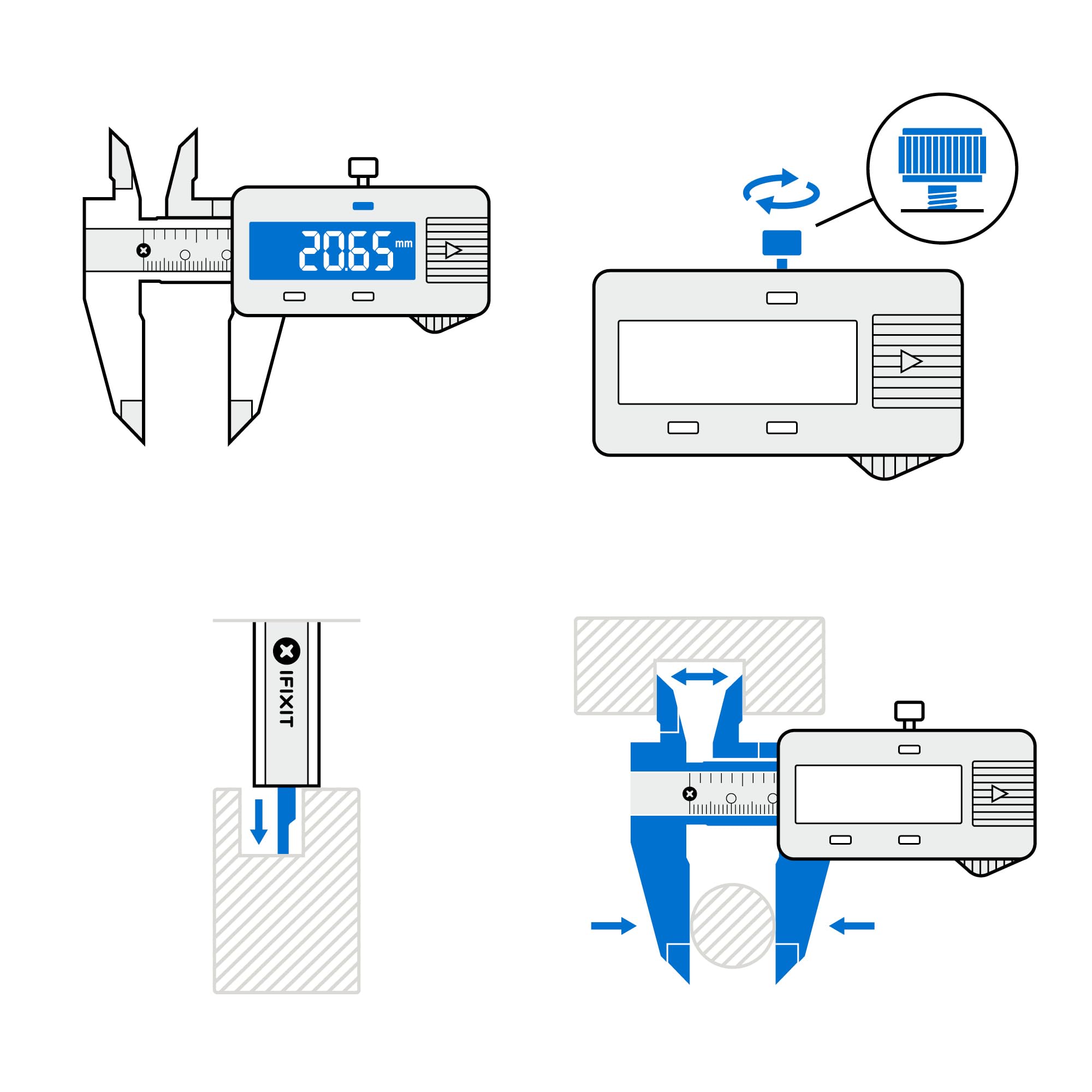iFixit Digitaler Messschieber