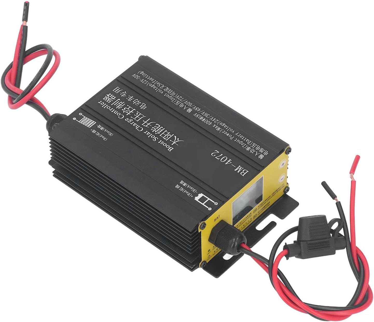 MPPT Solar Boost Controller 12-50V 400W Solar Charging Controller for 24V 36V 48V 60V 72V Battery Electric Car Bike