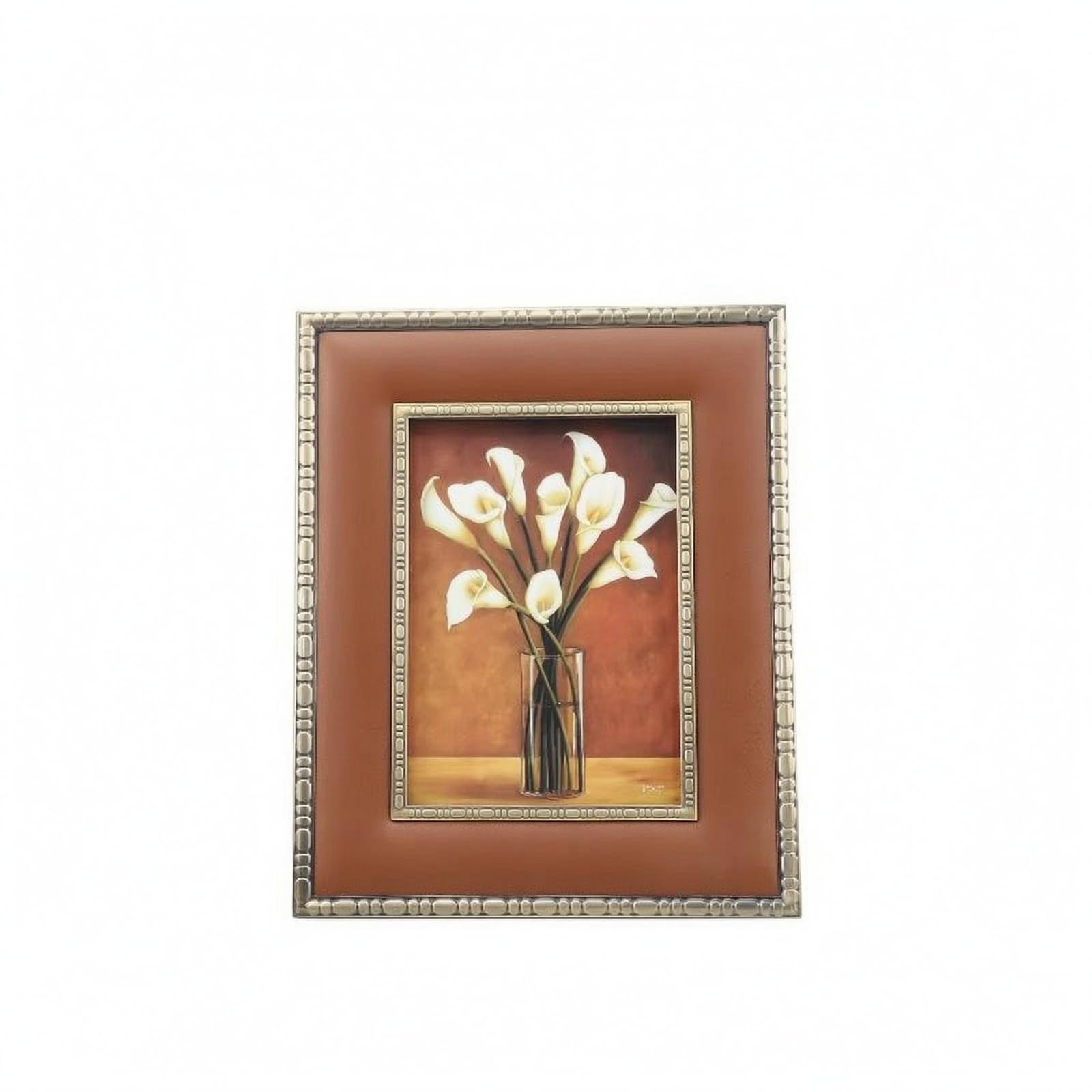 Cadre photo marron 21 15 25.5cm idéal pour offrir à un proche