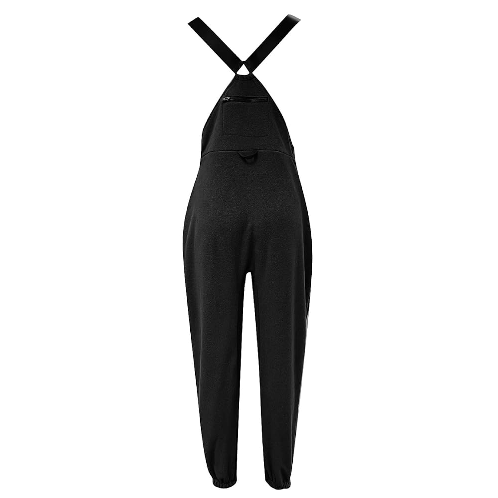 Salopette Femme Fleece Overalls For Women Winter Warm Fuzzy
