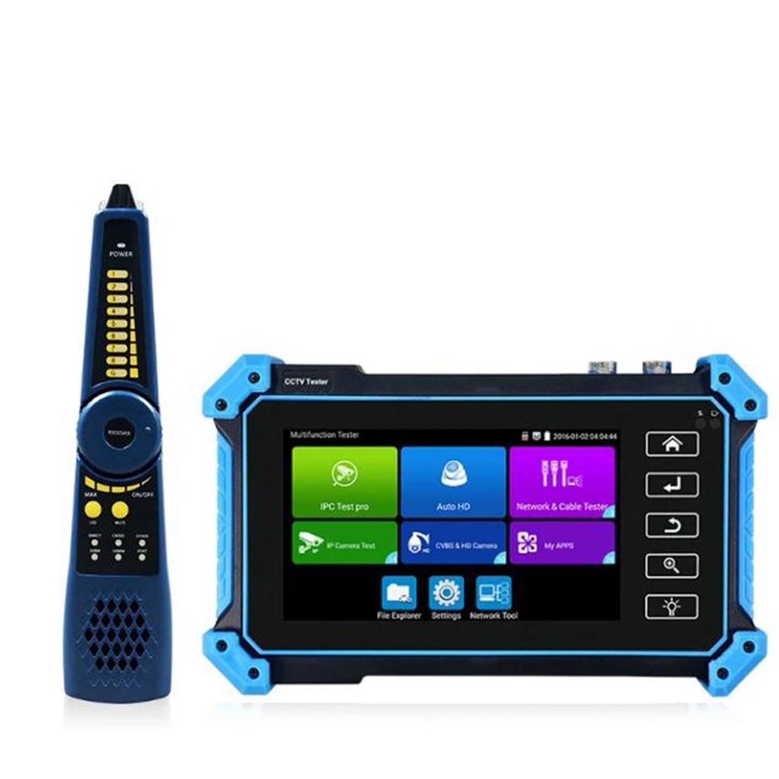 Tester for telecamera IP CCTV da 5,4 pollici IPC-5200 Plus, CVI TVI AHD SDI analogico completo 6 IN 1 VGA e 4K HD Ad alte prestazioni | 5200C PLUS
