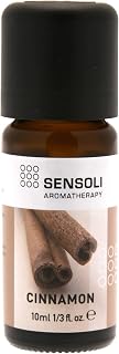 Sensoli, Cinnamon Bark Essential Oil 100 Pure Natural Cinnamonum Zeylanicum Essential Oil A Warm and Spicy Fragrant oil for use in Diffusers Oil Burners and Aromatherapy, Almond, 10 millilitre