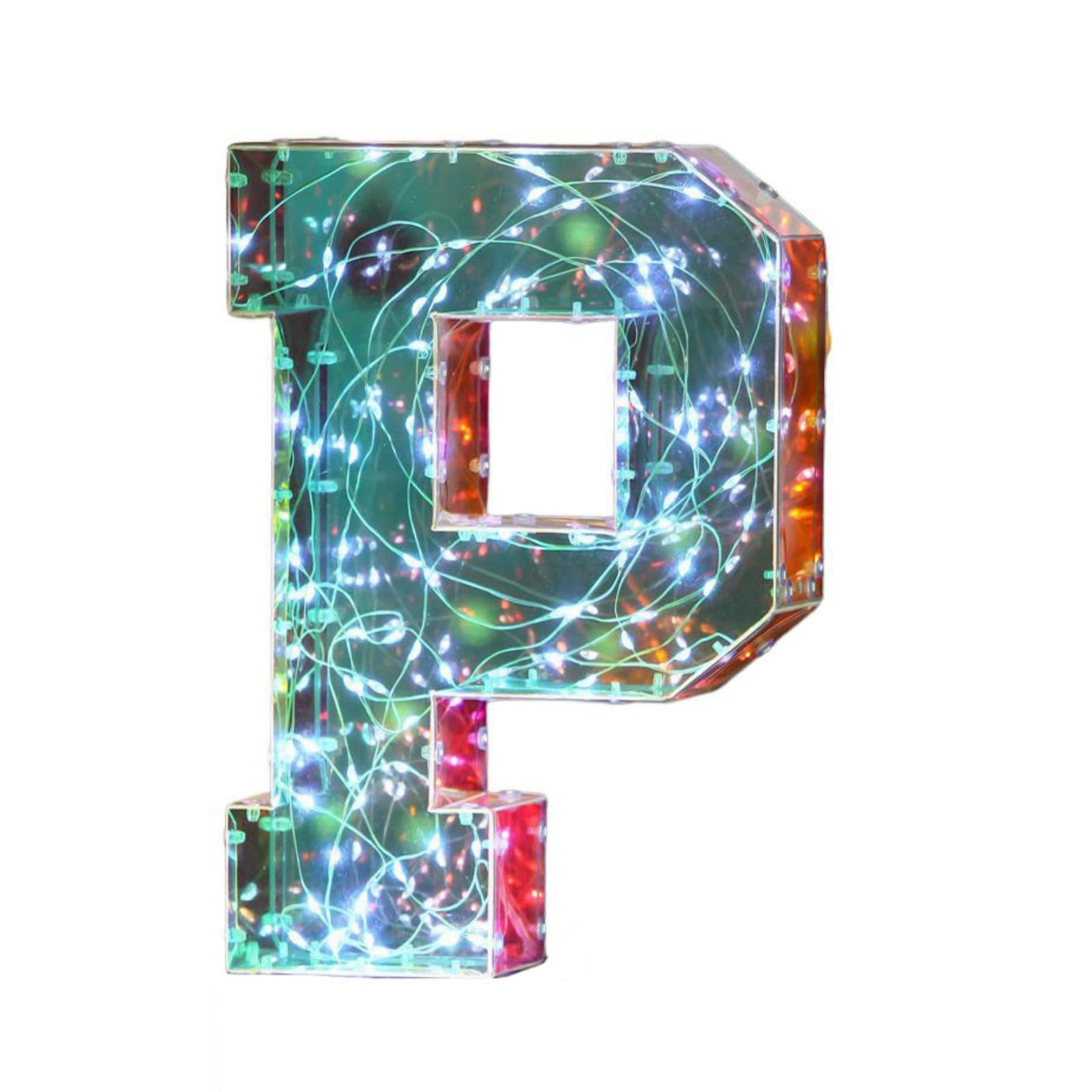 LED Marquee Letter Lights Light Up Letters Glitter Alphabet Letter Sign Battery Powered for Night Light Birthday Party Wedding Girls Gifts Home Bar Christmas Decoration with USB