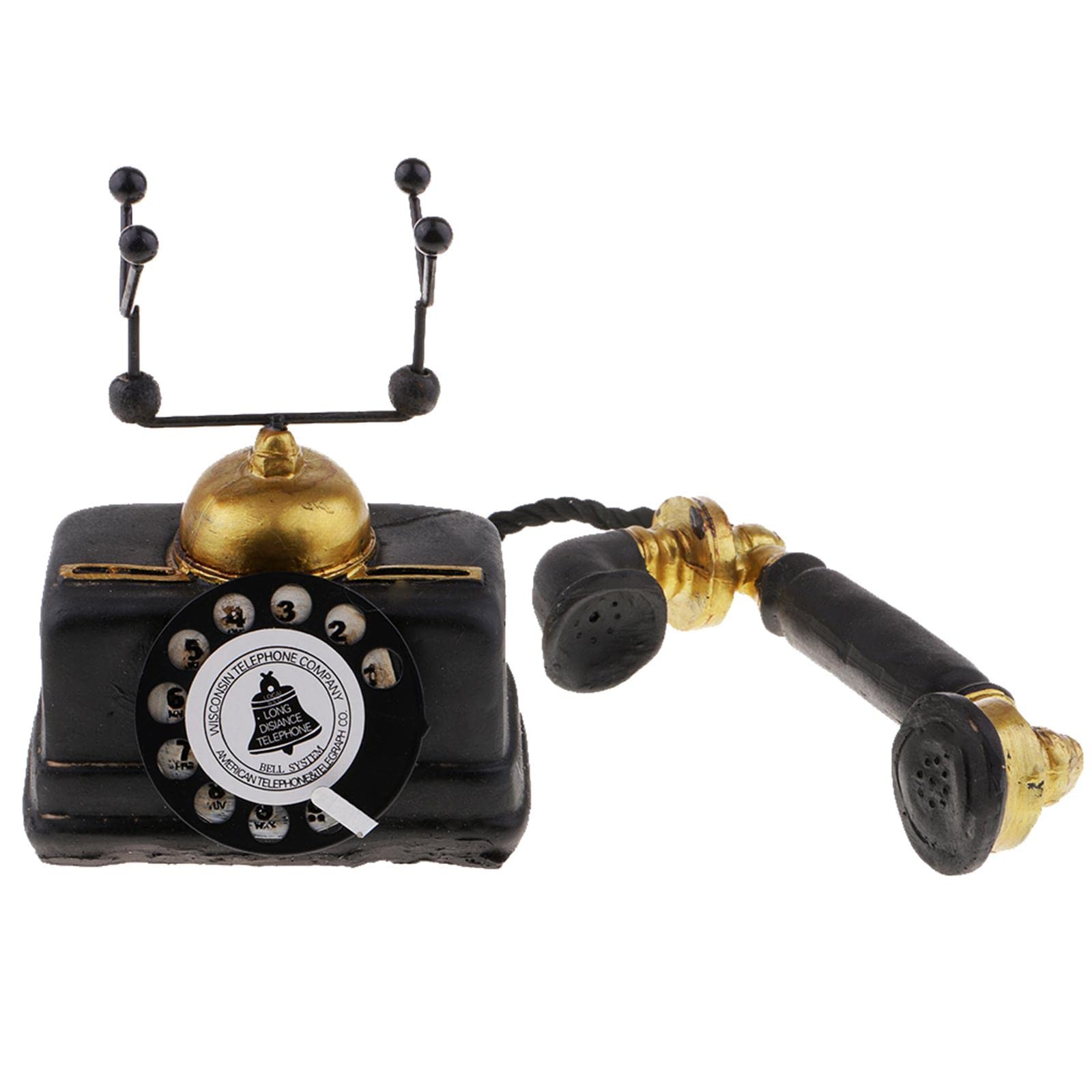 ATORSE Vintage Antique Rotary Telephone Corded Retro Phone Home Decoration 7111-14Collectibles|Radio Phonograph TV Phone|Telephones|Pre-1940