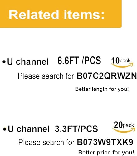 Miniatura 7 de StarlandLed Canal de aluminio de 32.8 x 3.3 ft para instalación de tiras de luces LED, fácil de cortar, aspecto profesional, cubierta LED