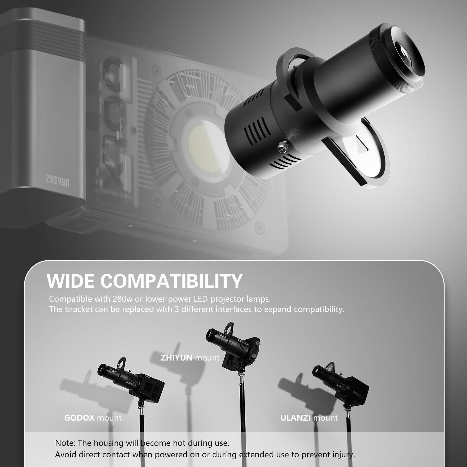 Amazon | 光学スヌートコニカル、ミニスヌート写真、スポット