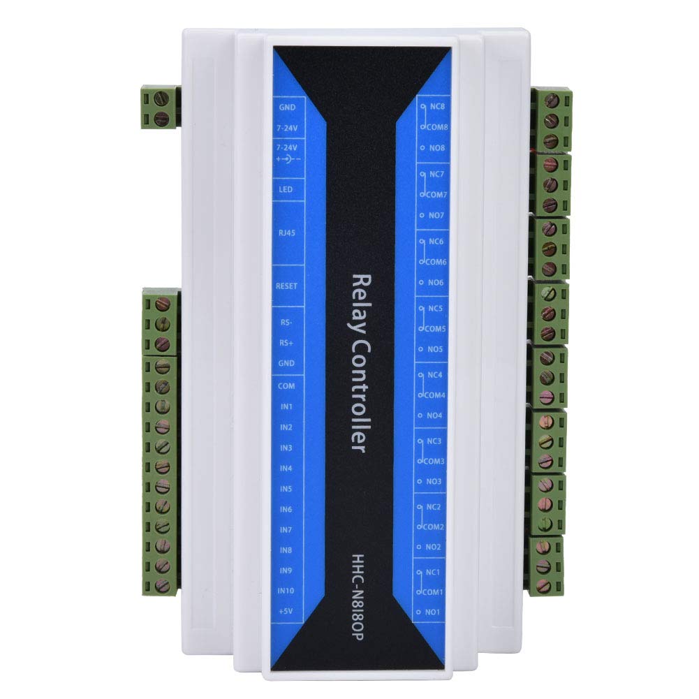 Modulo relè di rete, modulo relè di rete a 8 canali Dispositivo relè di controllo remoto Da Ethernet a RS485, modulo relè TCP