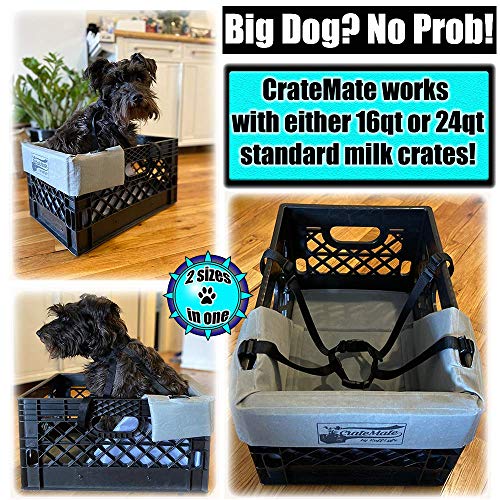 RuffLyfe DIY Crate Conversion/Bike Dog Carrier Package (Crate NOT Included) Padded Liner is 2 Sizes in One + 4 Point… - Image 5