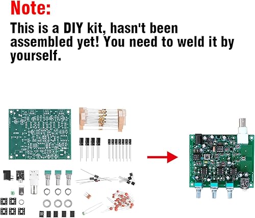 Miniatura 3 de Kit de bricolaje de receptor de radio de aviación, alta sensibilidad de 118-136 MHz AM Airband receptor de radio de banda de aviación, kit de