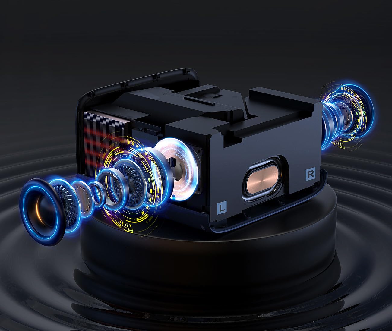 SceneLights LB-1000.ntflx projektor WiFi Full HD z Netflix, 800 ANSI lumenów, Bluetooth, LAN, 2x HDMI