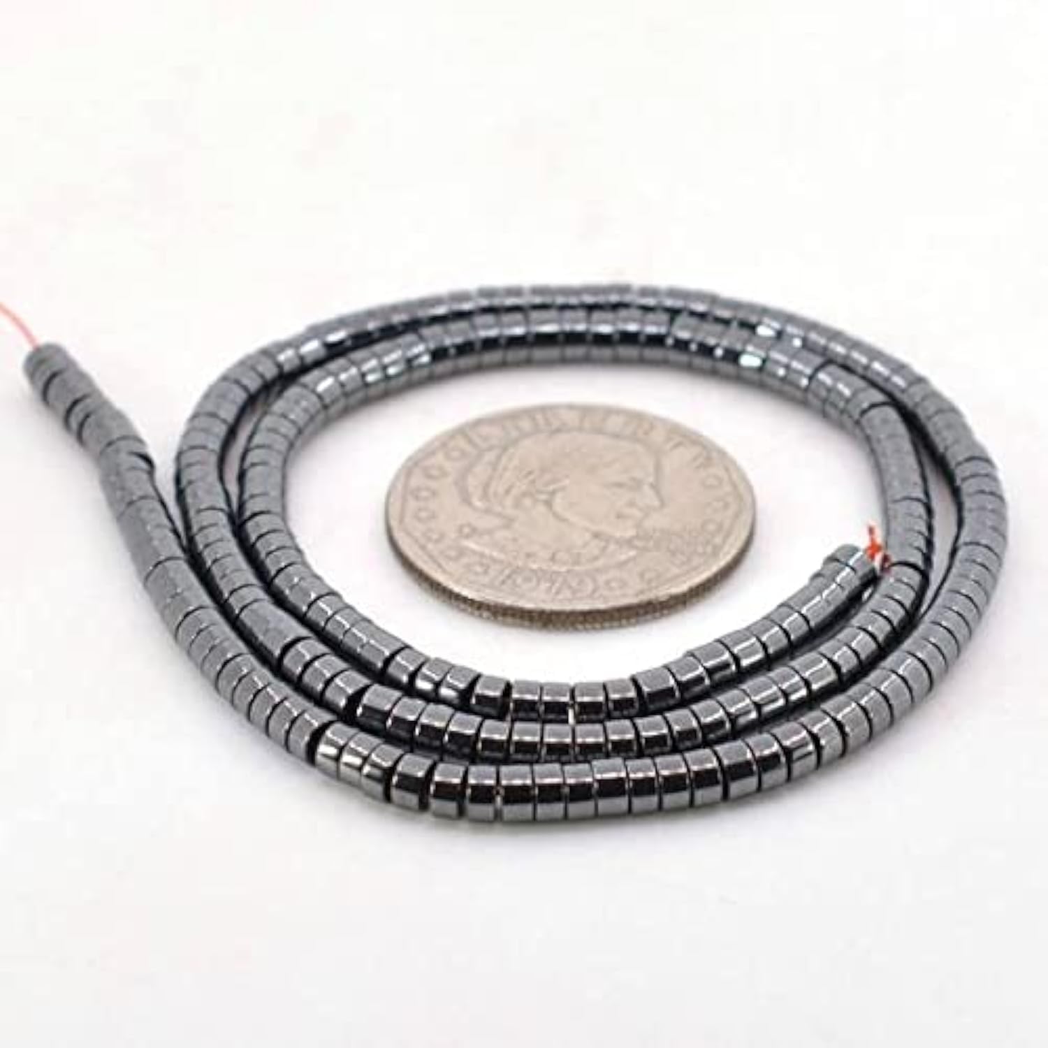 Hématite noire heishi LKBEADS 0119 de 4mm pour créer vos bracelets d'été