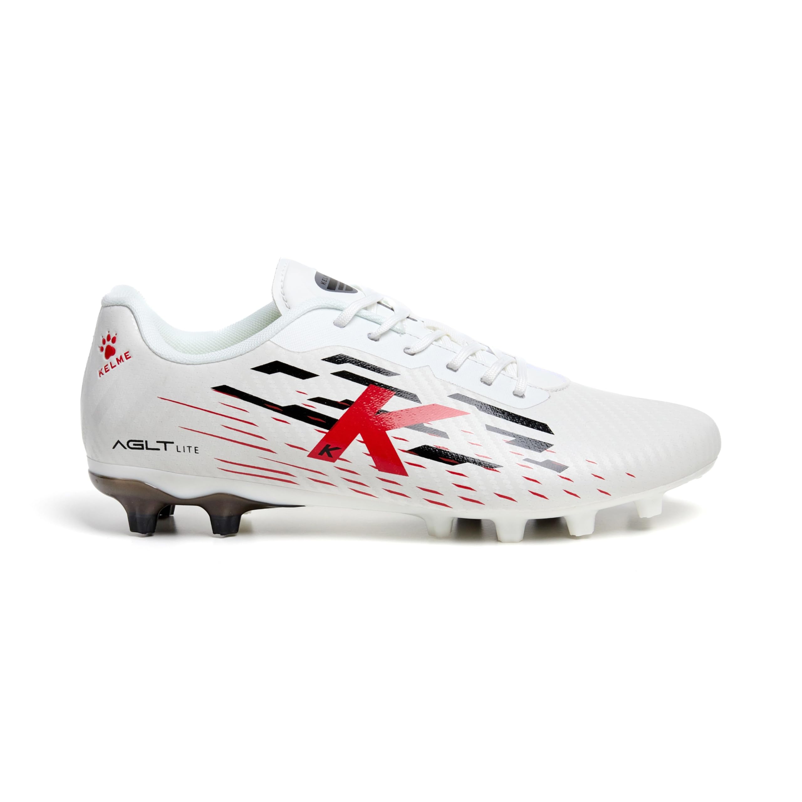 Botas de fútbol para césped KELME Agility Lite blancas deportivas 8