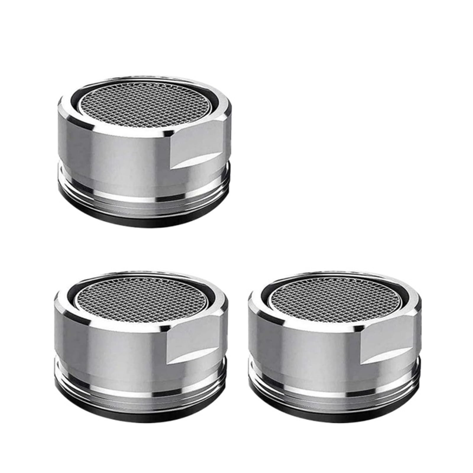 3 Pezzi in Ottone per Rubinetto a Risparmio idrico, Filtro sostituibile, ugello Misto, aeratore da Cucina M24, diffusore a gorgogliatore, Rubinetto di Facile installazio