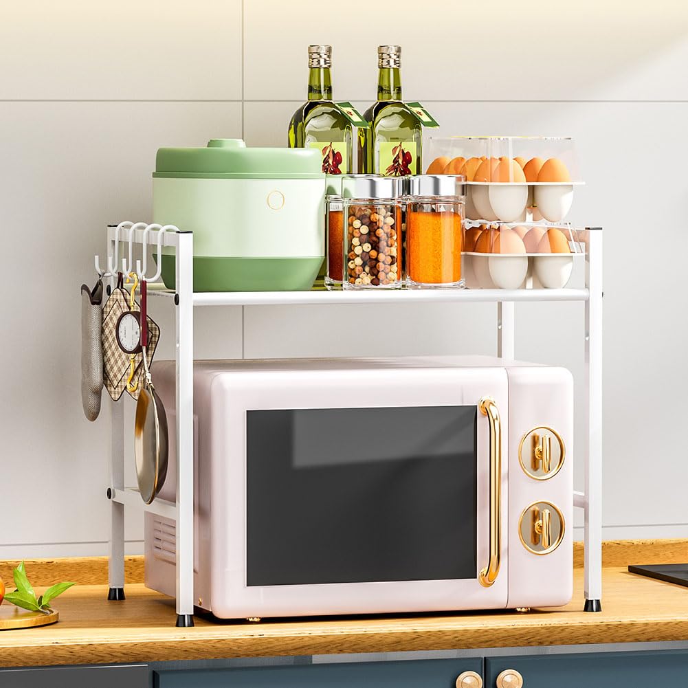 Étagère rangement micro-ondes et support de boulanger pour comptoir