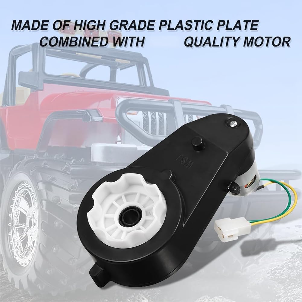 Transmisión de 24 V para coche infantil, motor de 24 V, 40.000 min, motor eléctrico de 2 piezas, transmisión, motocicleta, motor de alta velocidad RS555