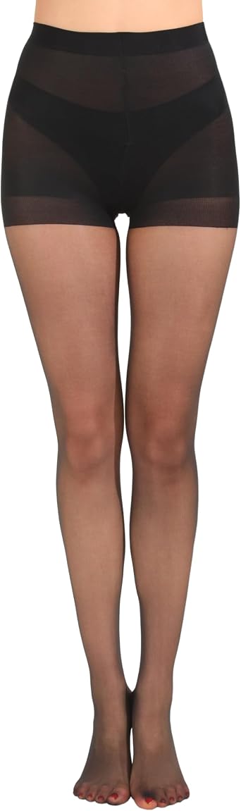 EVERSWE Ultra Sheer Run Resist Tights with Control Top 10Den