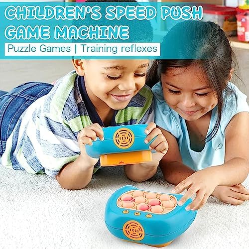 Pop Fidget Games for Kids, Handheld Electronic Game, Sensory Fidget Toy Handheld Pop Game Quick Push Bubbles Game Light Up Pop-It,Birthday Gifts for 3 4 5 6 7 8 9 Year Old Boys & Girls & Teens (Blue) 3 61Xd+AmdU6L. AC