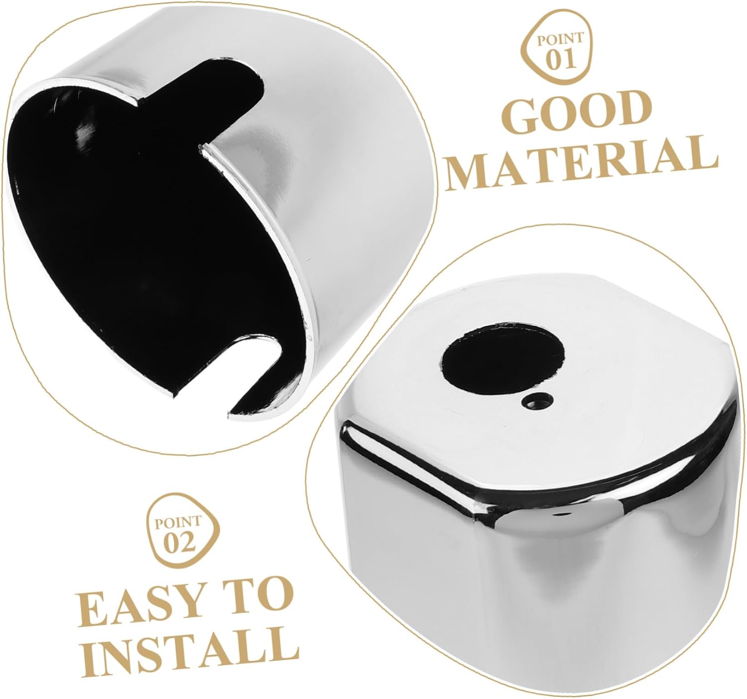 Ipetboom Heavy Duty Hydraulic Pump Cover for Barber Chair Easy Install Plastic Protector for Salon Hydraulic Parts Compatible with Barber Chair Models