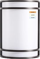 Vista 11 de CLOUDY BAY Aplique de pared LED de 3 colores, iluminación de pared, 3000 K/4000 K/5000 K, lámpara de pared ajustable de temperatura de color, 15 W