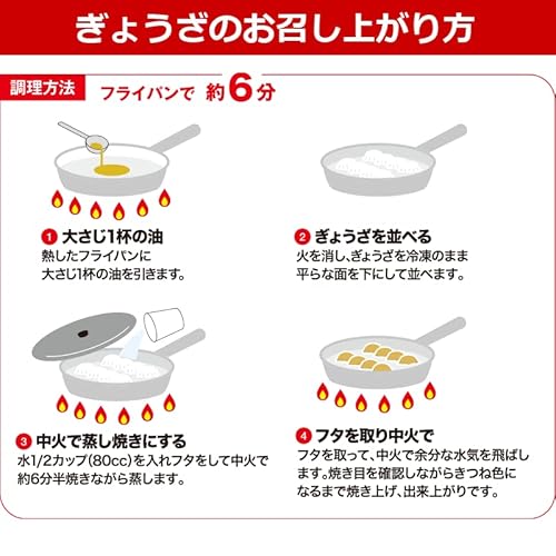 リンガーハット ぎょうざ 12食 冷凍食品 の商品画像 8