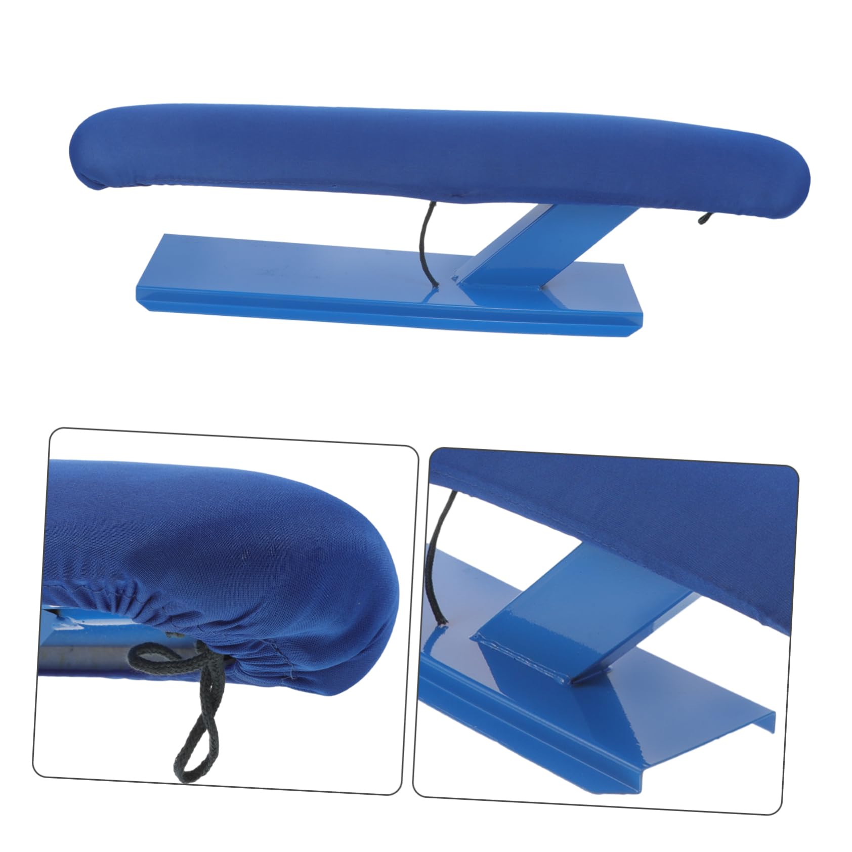 Asse da Stiro Lunga da Tavolo in Ferro e Tessuto Blu | Uso Domestico Portatile, Design Multifunzione, Piano Compatto per Stirare