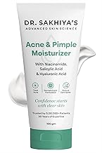 Acne & Pimple Moisturizer with Niacinamide, 0.5% Salicylic Acid & Hyaluronic Acid Treats Acne, Fades Dark Spots & Hydrates Skin Dermatologist Formulated 100gm