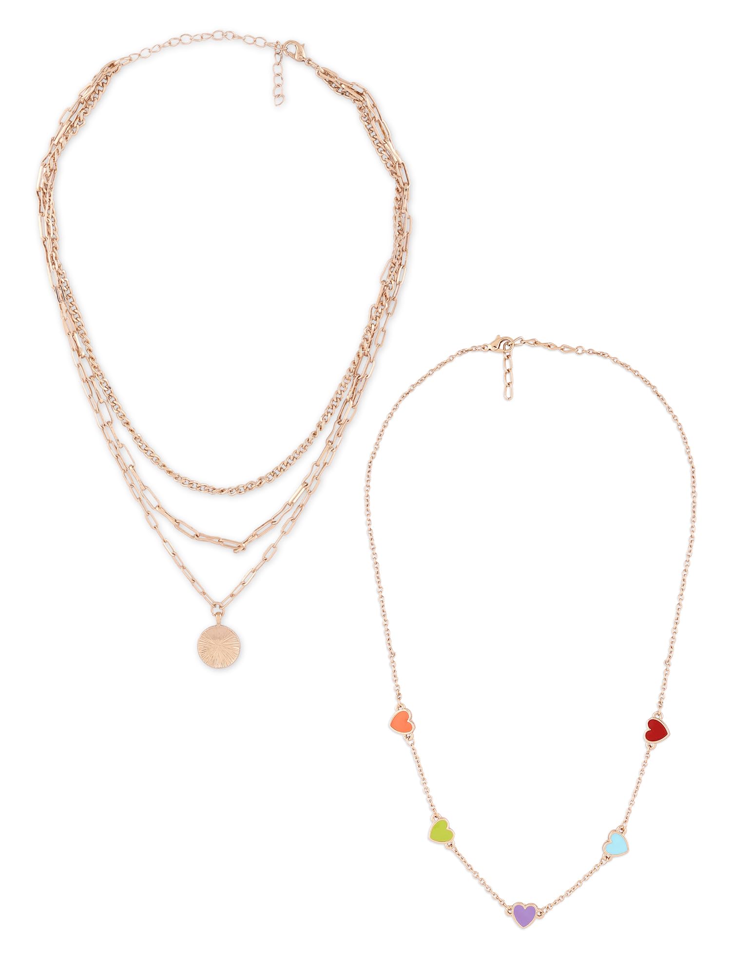 See full amazon price history chart for ZAVERI PEARLS Set Of 2 Multicolor Enamel Hearts Contemporary Style Chain For Women-ZPFK16876 ZAVERI PEARLS Set Of 2 Multicolor Enamel Hearts Contemporary Style Chain For Women-ZPFK16876 (B0CLJL6459) Amazon Price History, Amazon Price Tracker