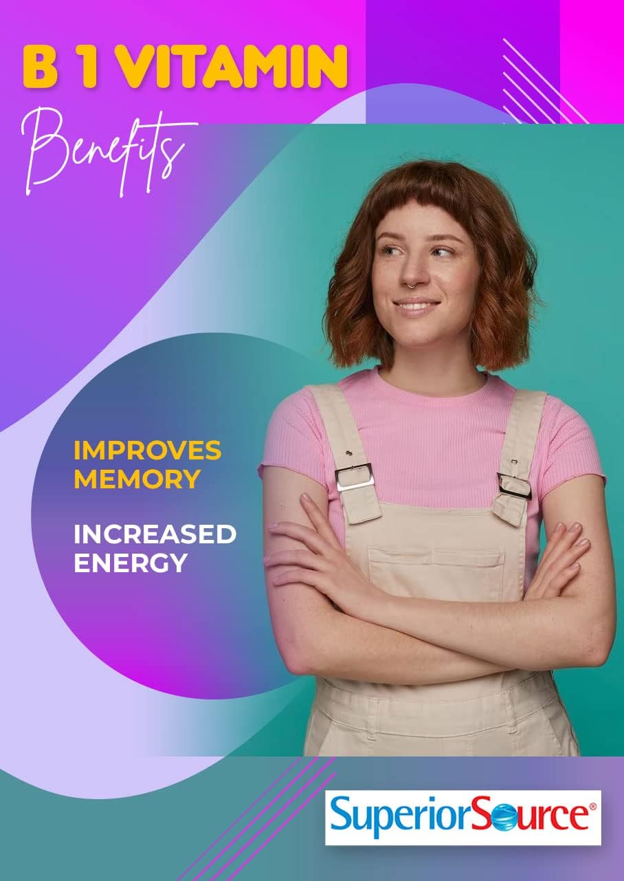 Buy Superior Source Vitamin B1 (Thiamin), 100 mg, Under The Tongue