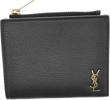 も*️様 YSL 黒レザー ミニ財布 サンローラン SAINT LAURENT 財布 レザー ミニ財布 コンパクト