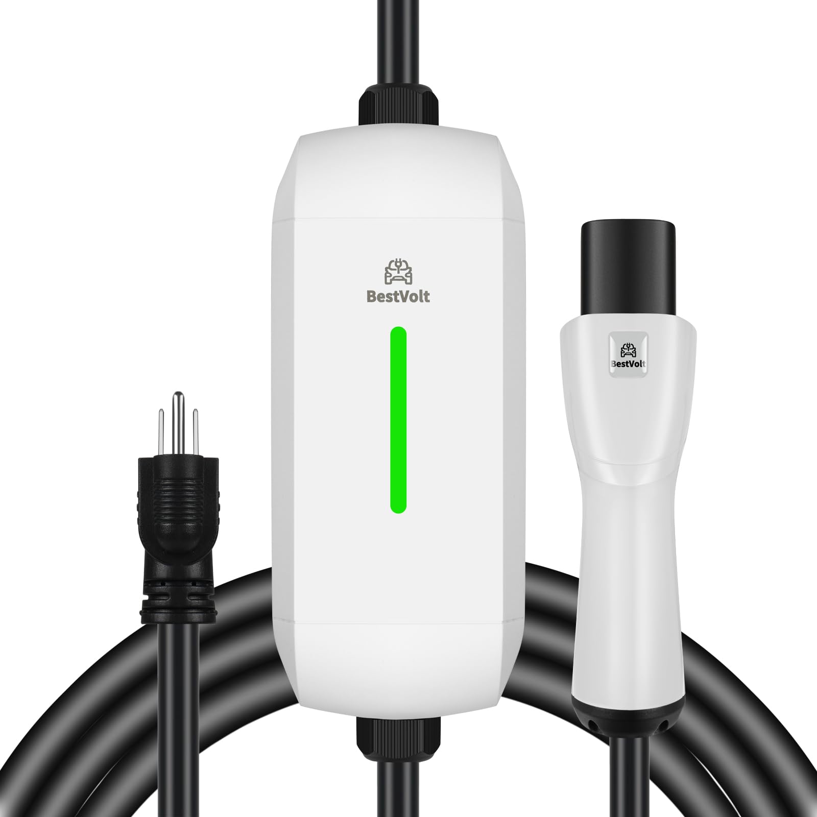 Amazon.com: Best Volt Electric Vehicle Portable Charger for Tesla,ETL  Certified,25ft Fast Charging, IP65 Waterproof, Compatible with Model  3/X/Y/Cyber Truck,No Adapter Needed (Nema 5-15 120V/16A, White) : Automotive