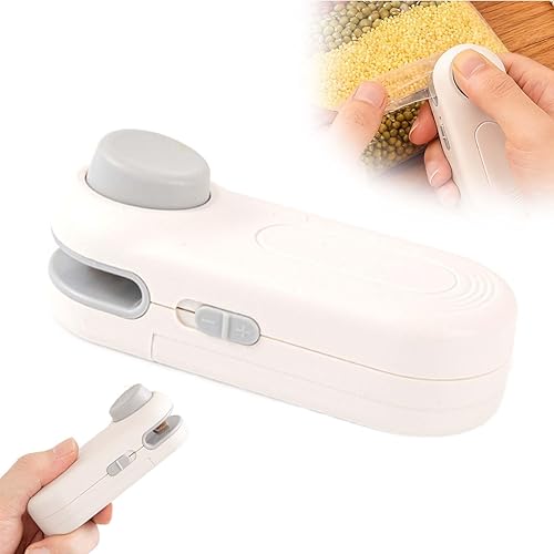 Mini sellador de bolsas con imán, sellador portátil de mano para bolsas de chips 2025 para chips, máquina reselladora para alimentos, aperitivos,