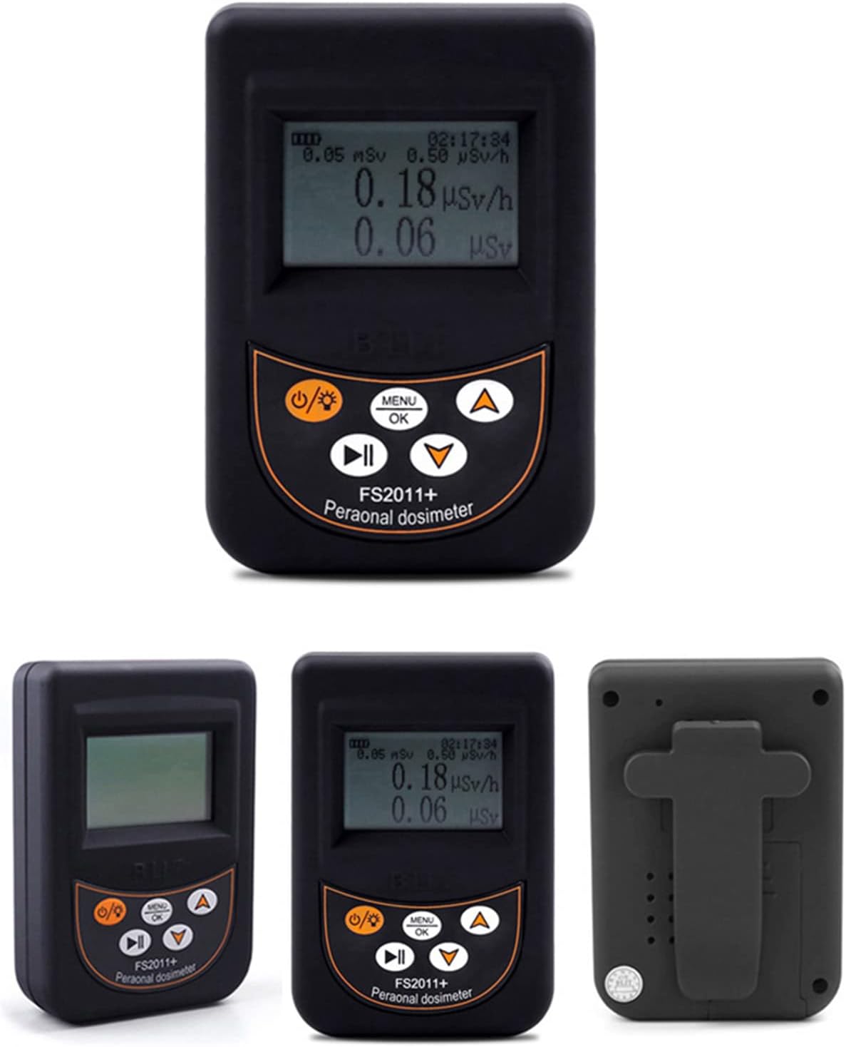 LIUHD Nuclear Radiation Detector,Radioactive Meter Tester Handheld Handheld Personal Dosimeter Detectors for X, R with LED Display High Accuracy Nuclear Radiation Meter