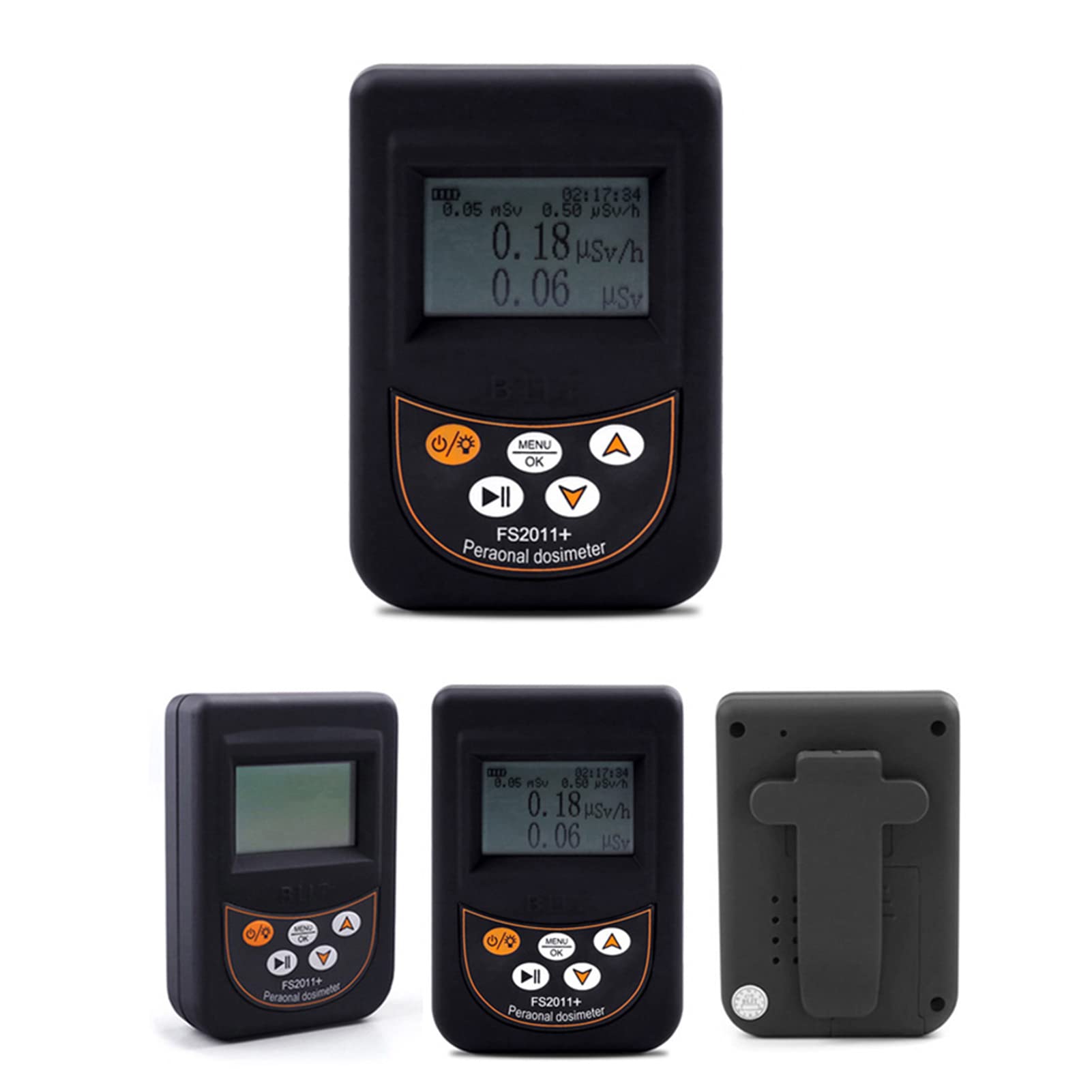 LIUHD Nuclear Radiation Detector,Radioactive Meter Tester Handheld Handheld Personal Dosimeter Detectors for X, R with LED Display High Accuracy Nuclear Radiation Meter