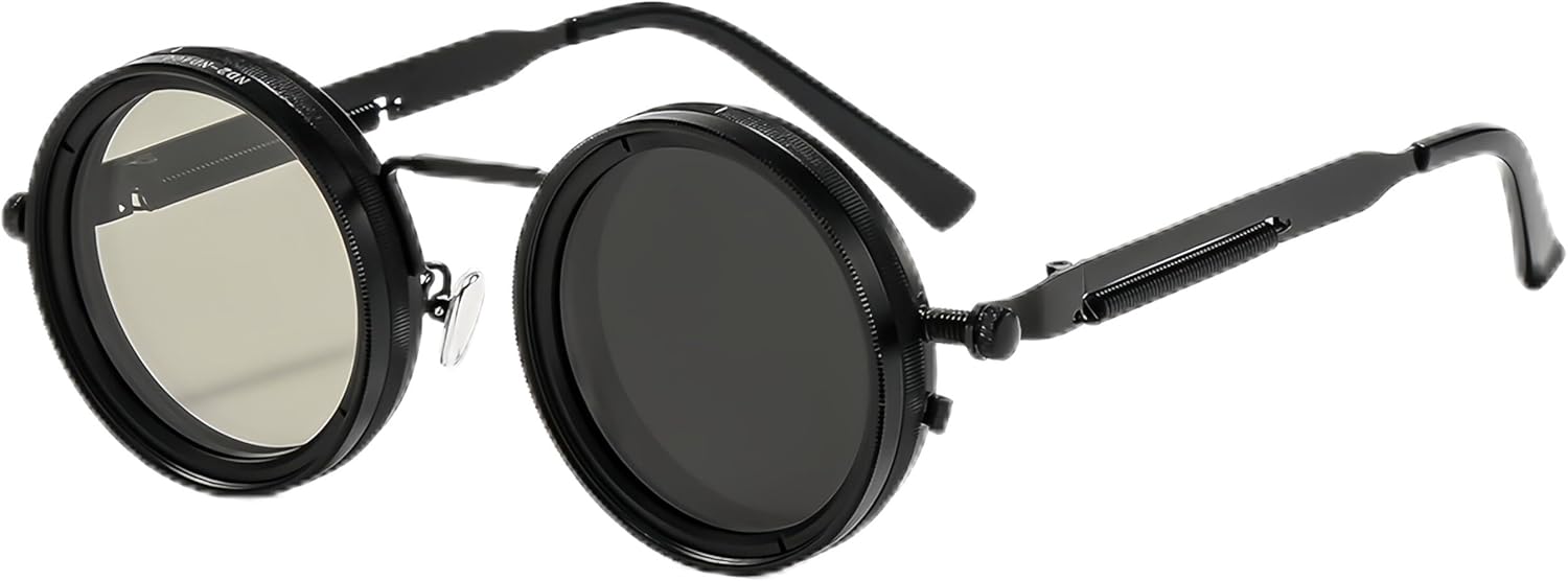Adjustable Tint Sunglasses (1-9 Gear Settings) - Rounded Polarized Lenses