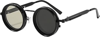 Adjustable Tint Sunglasses 1-9 Gear Settings - Rounded Polarized Lenses