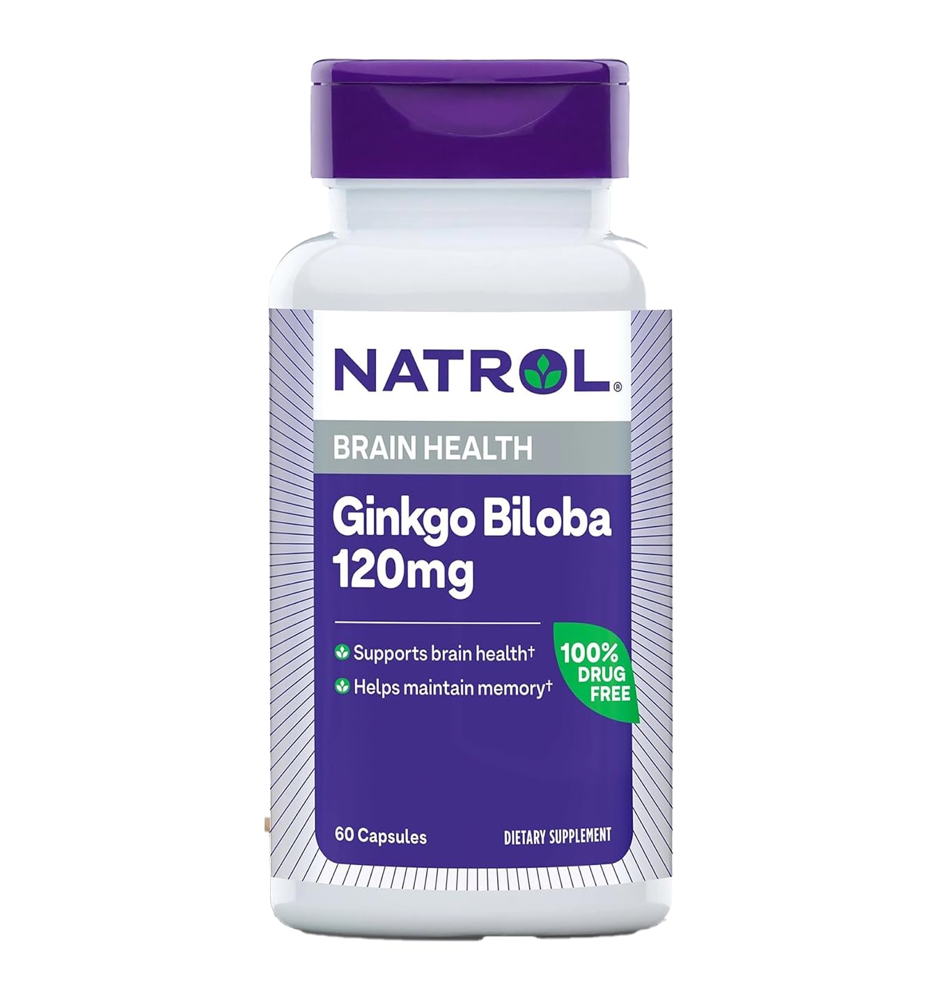 Ginkgo Biloba Extract 120mg, 60 Capsules