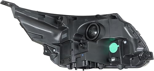 Miniatura 4 de munirater Paquete de 1 conjunto de faros delanteros con bisel negro DRL para el lado del conductor para Explorer 2016-2018