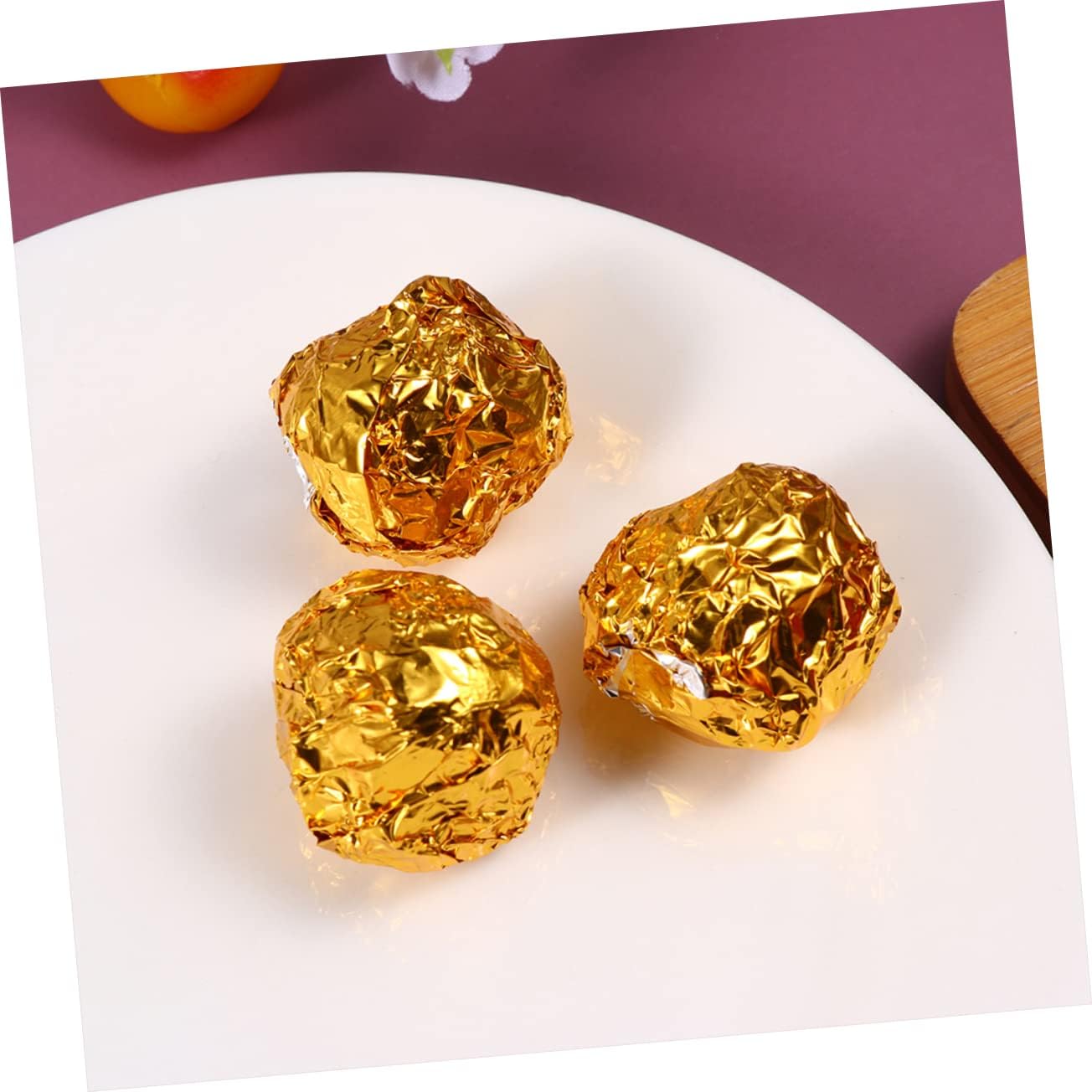 BEBEMOKO Gold Foil Paper Art Stickers for Crafting 150-Piece Decorative Imitation Gold Foil Sheets 14x14cm for Scrapbooking DIY Projects and Party Decorations