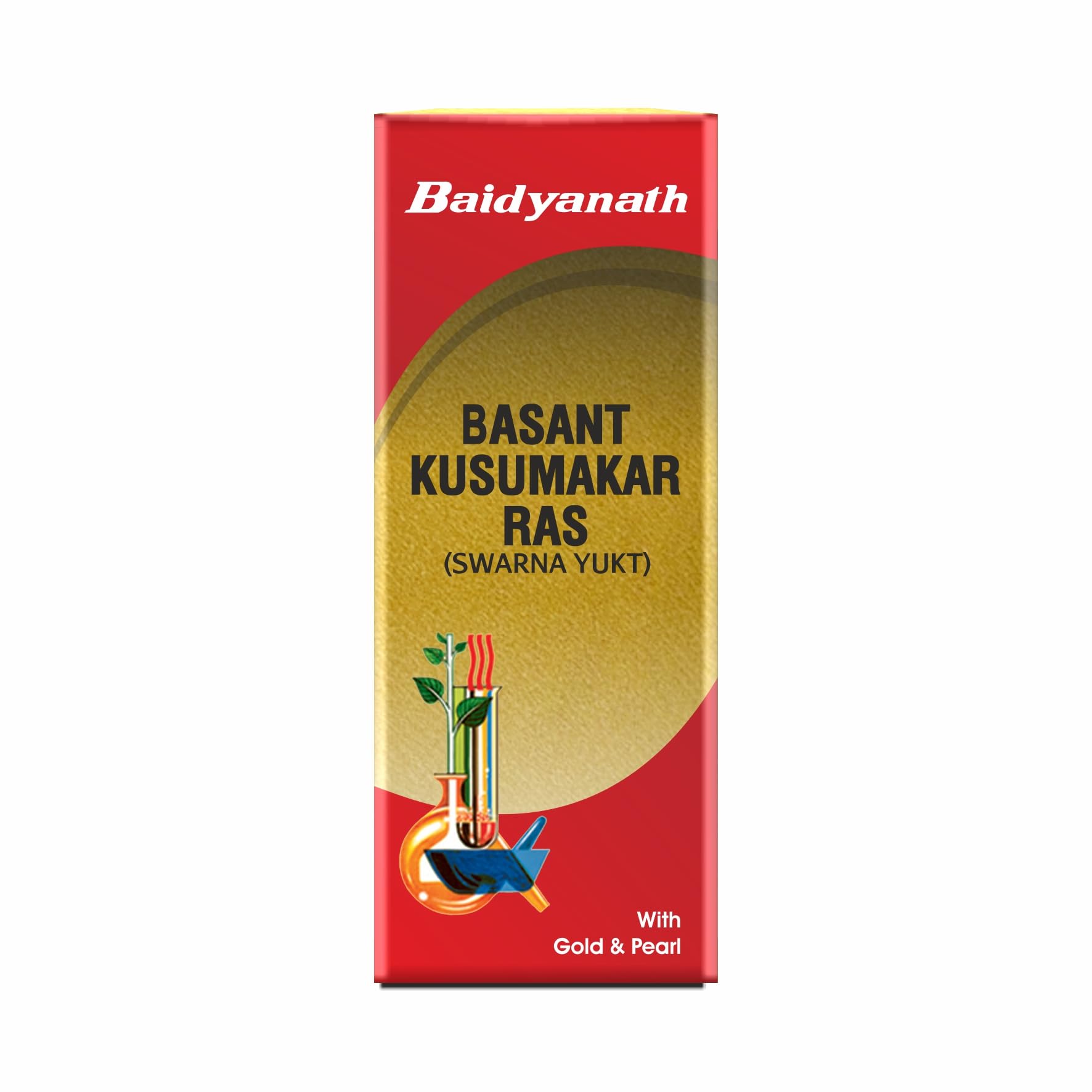 Baidyanath Basant Kusumakar Ras with Gold And Pearl (100 Tablets)