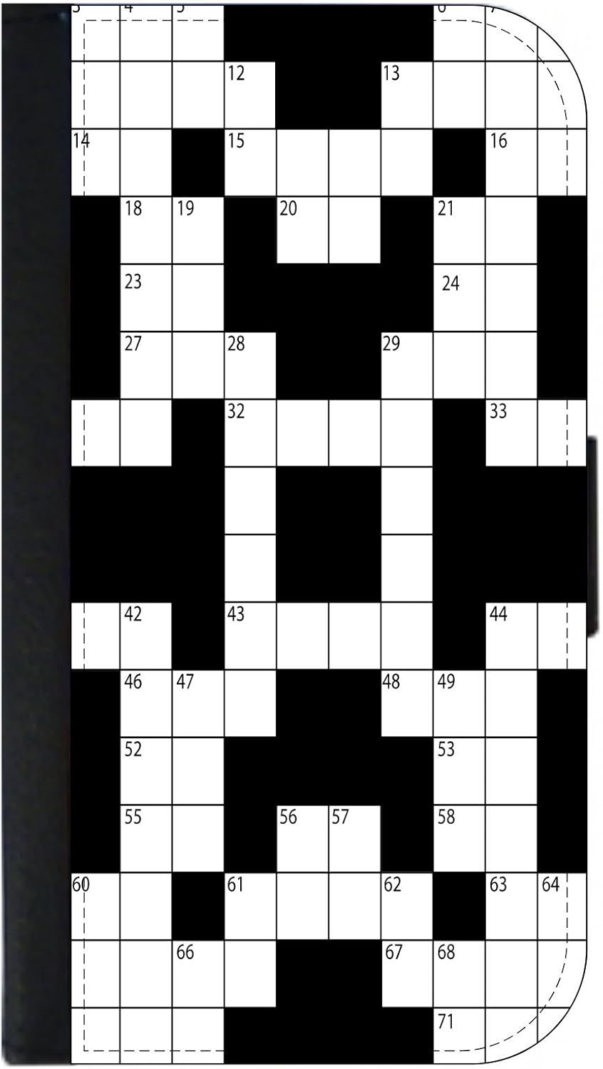 Crossword Puzzle TM Wallet Style Phone Case Compatible