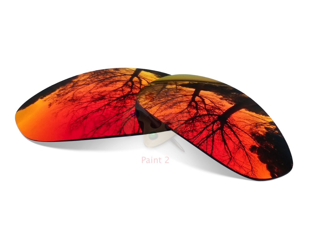 Lenti Polarizzate Ruby Red di Ricambio Compatibili per Oakley Monster Dog