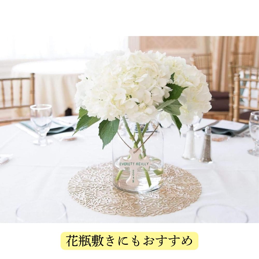 Amazon｜【6枚セット】ランチョンマット プレースマット 優雅な透かし
