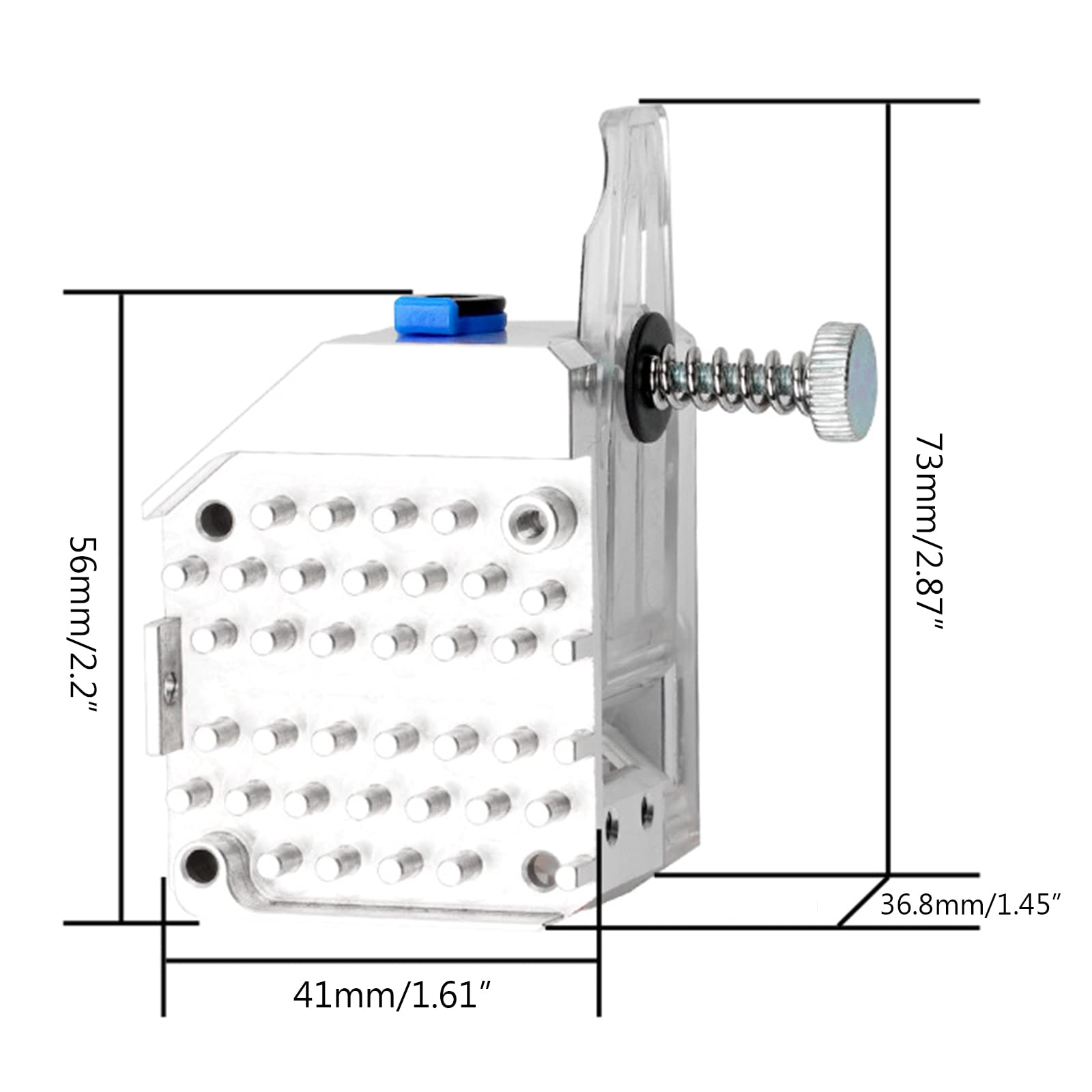 3D Drucker Metallextruder Gear Hot End Extrusion Kit/Volcano Ersatzteile Zubehör für Ender3 CR10 Zahnräder aus gehärtetem Stahl Ganzmetall Extruder Kit mit beheiztem Ende