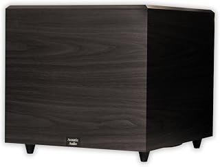 Acoustic Audio PSW-15 Down Firing Powered Subwoofer, Black