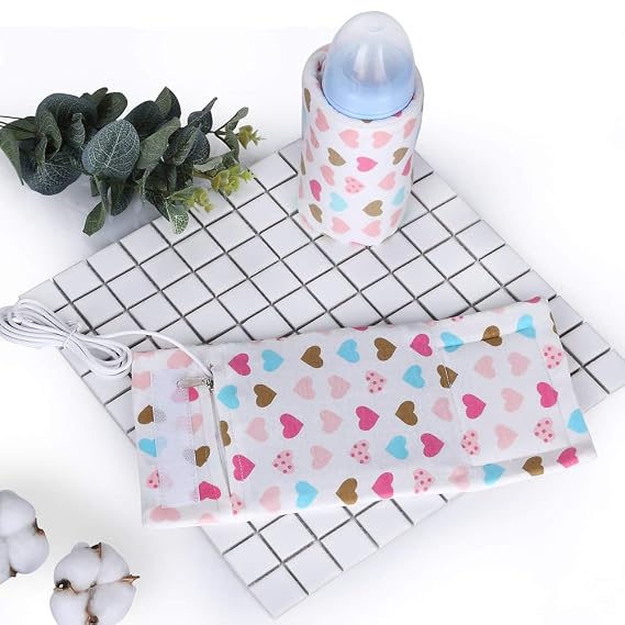 Anself USB Bottle Warmer Heater Sleeve 40? Constant Temperature Portable Milk Heating Insulation Feeding Bottle Cover Coffee Tea Mug Beverage Warming Bag
