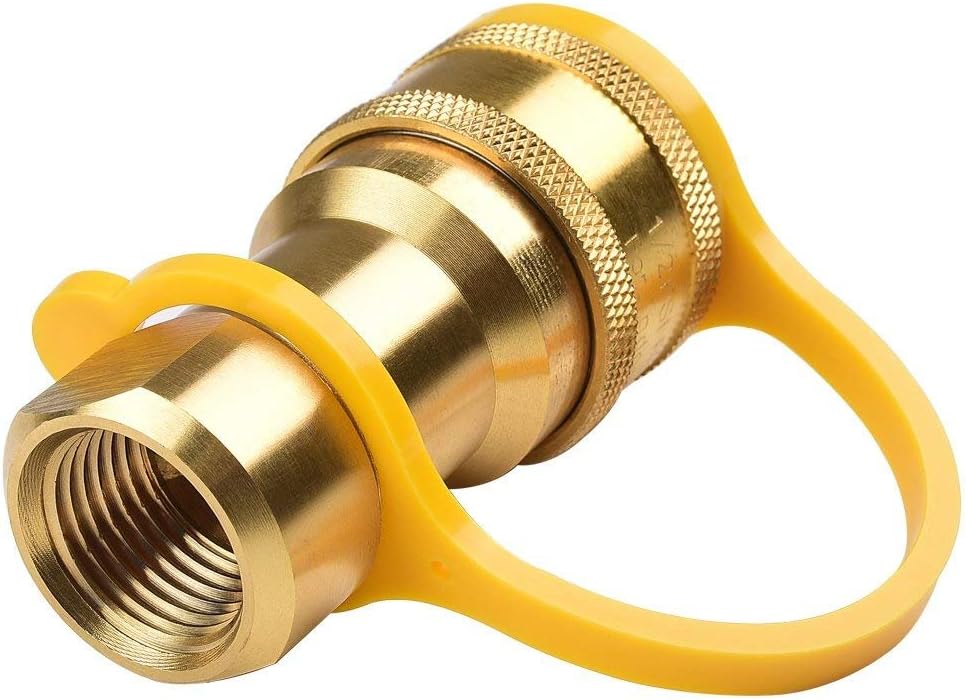 12 Feet 1/2" QDD+NG 144" Hose for Use with Natural Gas or Propane- Adaptor Kit 1/2" Quick Disconnect Low Pressure Hose Assembly for Outdoor Grill Griddle Smoker Fire Pit Pizza Oven Generator Heater