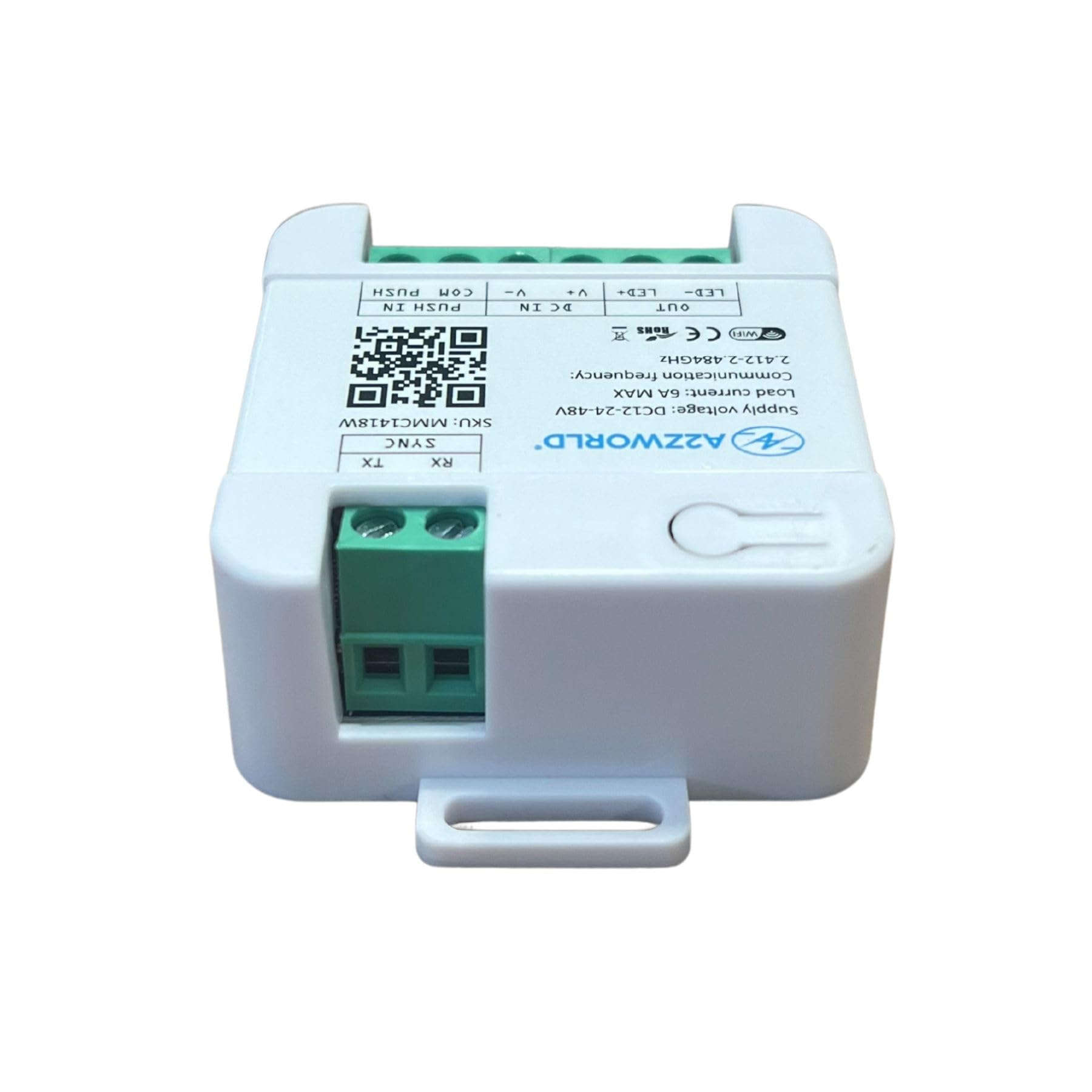 4 Pezzi LED Dimmer WiFi 2.4G + Pulsante, 12V 24V 48V 6A, Compatibile Con TUYA e Smart Life, Controllo Smart APP/Voce/Pulsante, IP20