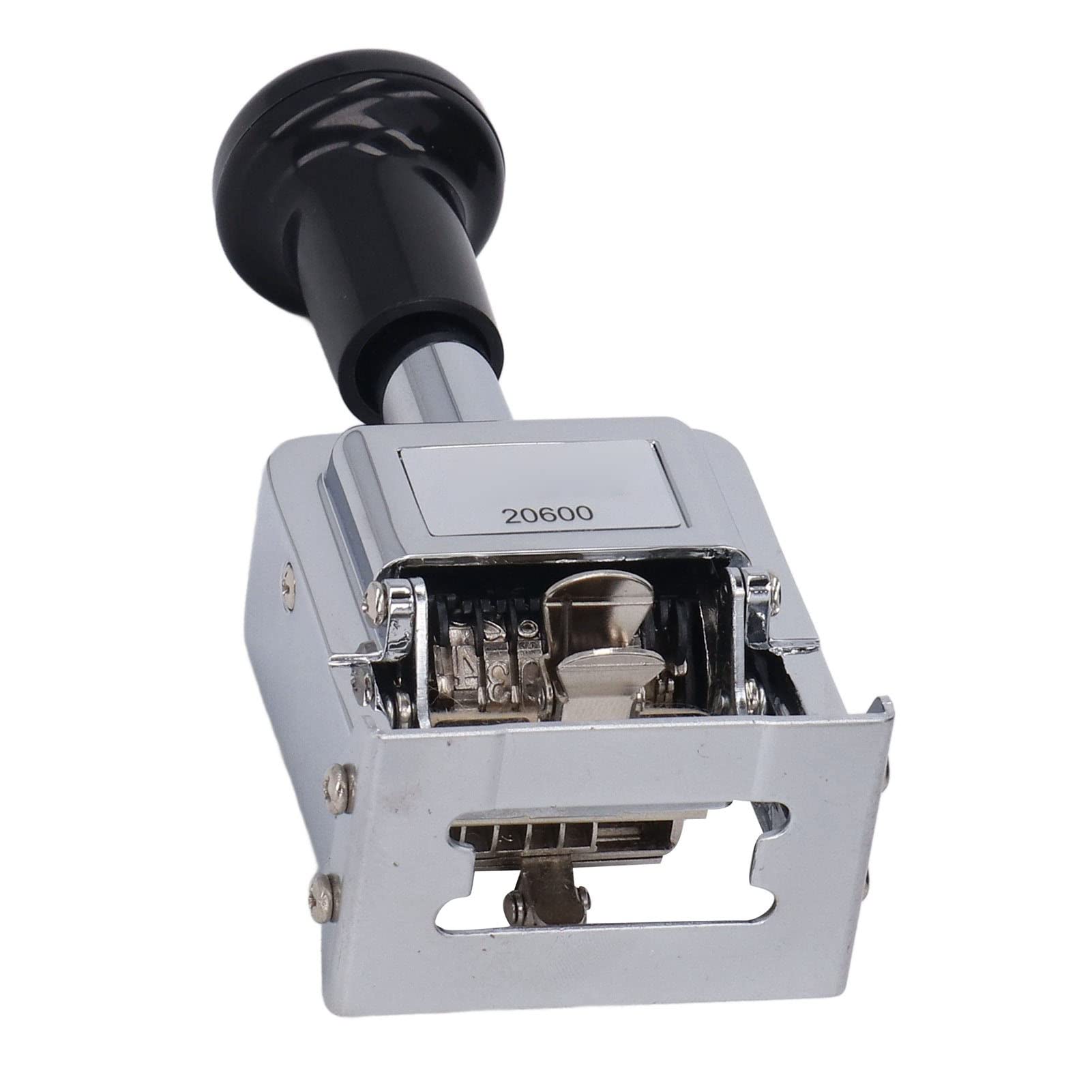 Numeratrice Automatica Numeratrice Automatica Zinco Autoinchiostrante Numero Timbro Lega Operazione Semplice Inchiostrazione Chiara Numero Autoinchiostrante Timbro per Numero di Serie del Biglietto